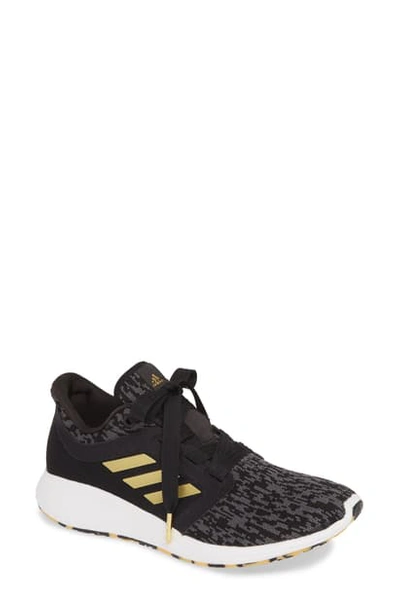 Shop Adidas Originals Edge Lux 3 Running Shoe In Core Black/ Gold/ White