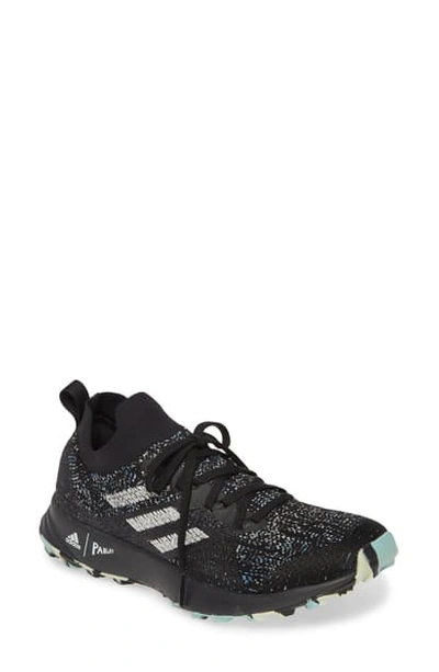 Shop Adidas Originals Terrex Two Parley Trail Running Shoe In Black/ Linen Green/ Carbon