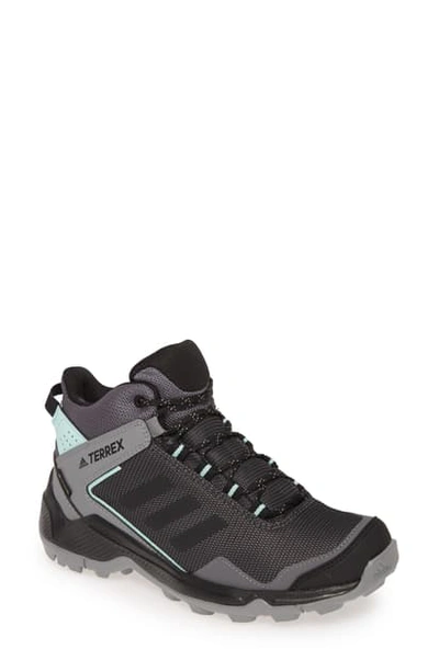 Shop Adidas Originals Terrex Eastrail Gore-tex Waterproof Hiking Boot In Grey Four/ Black/ Clear Mint