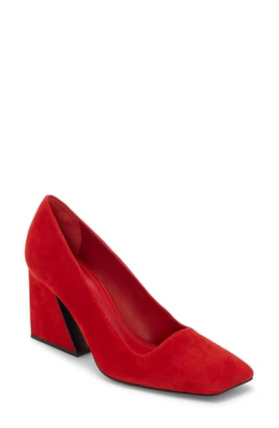 Shop Mercedes Castillo Rosana Pump In Kimono Red