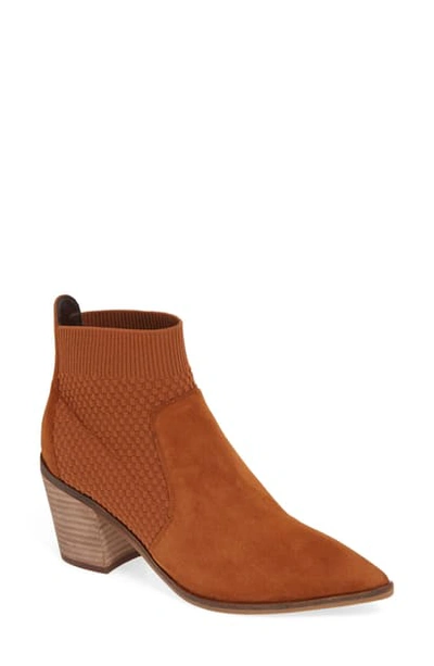 Shop Cole Haan Maggie Bootie In British Tan Suede