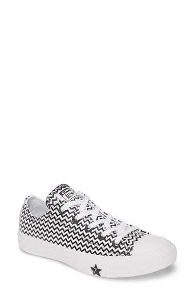 Shop Converse Chuck Taylor All Star Mission Leather Low Top Sneaker In White/  Black/ White