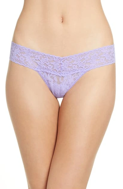 Shop Hanky Panky Low Rise Thong In Hyacinth