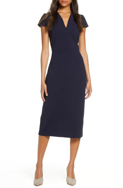 maggy london navy dress