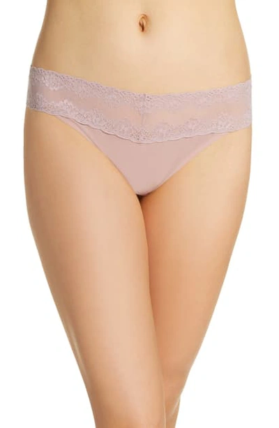 Shop Natori Bliss Perfection Thong In Antique