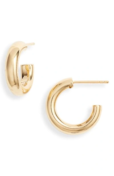 Shop Argento Vivo Huggie Hoop Earrings In Gold