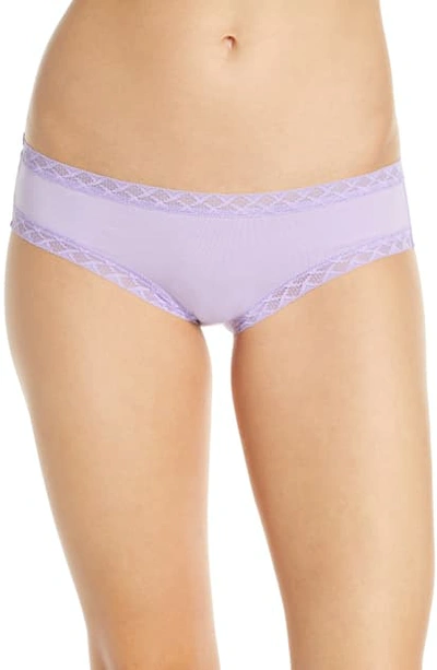 Shop Natori Bliss Cotton Girl Briefs In Lily