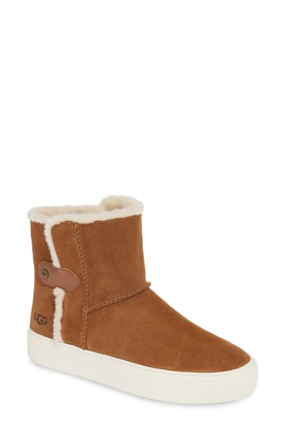 Ugg Priya Plush Sneaker Boot In 