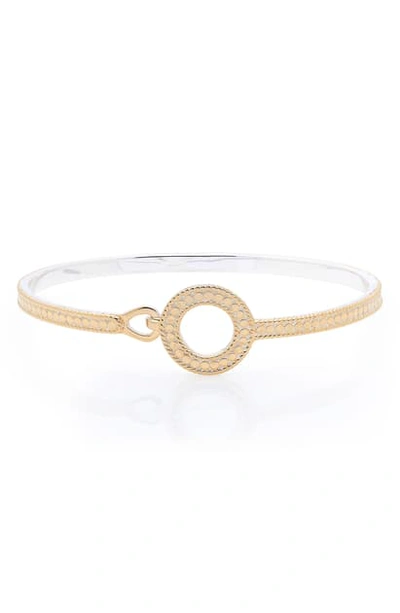 Shop Anna Beck Open Circle Clasp Bracelet In Gold