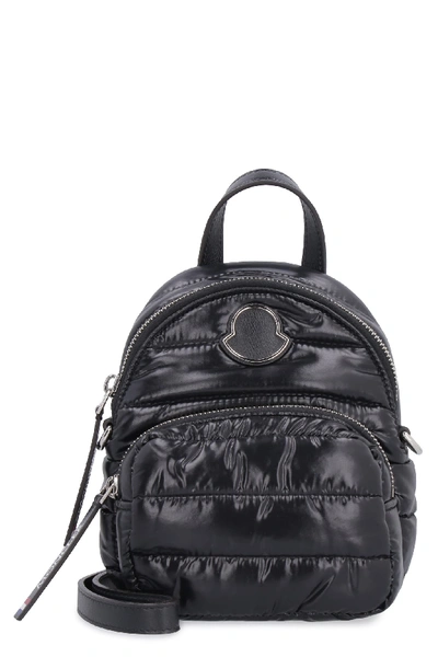 Shop Moncler Kilia Quilted Nylon Crossbody Bag In Black