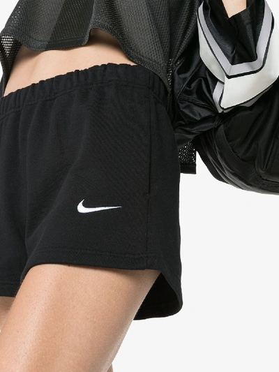 Shop Nike Womens 101 - Black Cotton Track Shorts