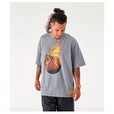 Nike Jordan Men's Jordan Legacy Aj4 T-shirt, Grey - Size Med | ModeSens