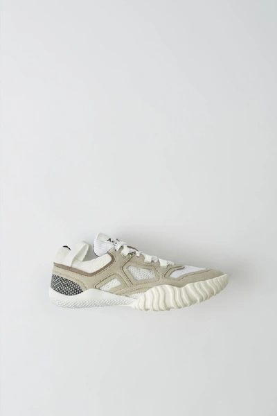 Shop Acne Studios Berun W White/white In Berun W Sneakers
