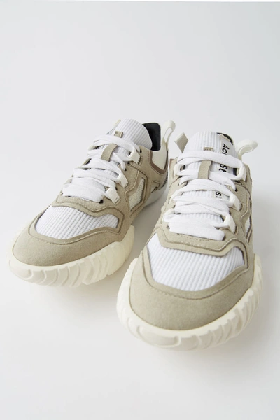 Shop Acne Studios Berun W White/white In Berun W Sneakers