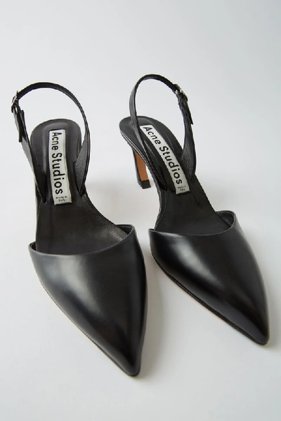 Shop Acne Studios Slingback Heels Black