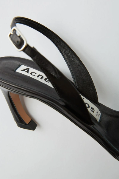 Shop Acne Studios Slingback Heels Black