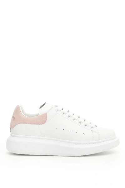 Shop Alexander Mcqueen Oversized Sneakers In White Patchouli 161 (white)