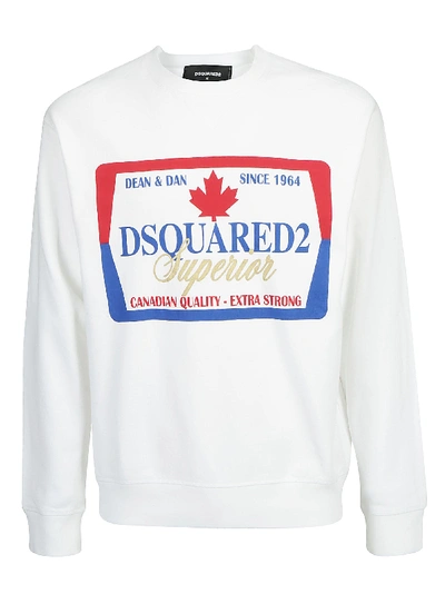 Shop Dsquared2 Sweatshirt In White