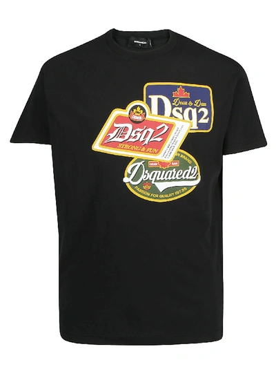 Shop Dsquared2 T-shirt In Black