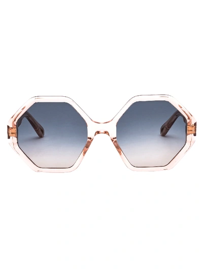 Shop Chloé Sunglasses In Peach