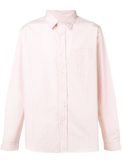 Shop Ami Alexandre Mattiussi Classic-wide Fit Shirt In Pink