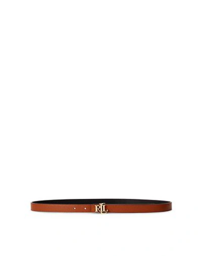 Shop Lauren Ralph Lauren Thin Belt In Black