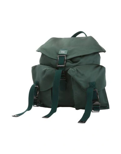 Shop N°21 Backpacks In Dark Green