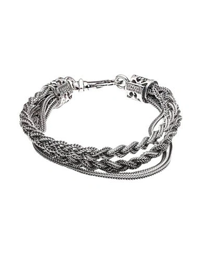 Shop Emanuele Bicocchi Bracelet Silver Size S 925/1000 Silver