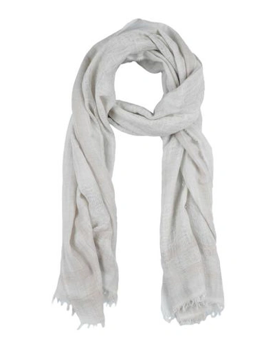 Shop Anneclaire Scarves In Dove Grey
