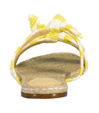 Shop Alexandre Birman Clarita Braid Flat Sandal In Sunflower