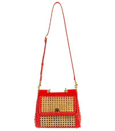 Shop Dolce & Gabbana Sicily Medium Top Handle Bag In Multi
