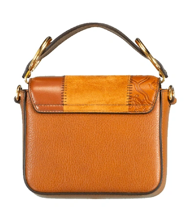 Shop Chloé Chloe C Mini Bag In Caramel