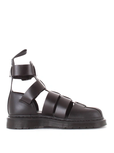 Shop Dr. Martens' Geraldo Brando Sandals In Black
