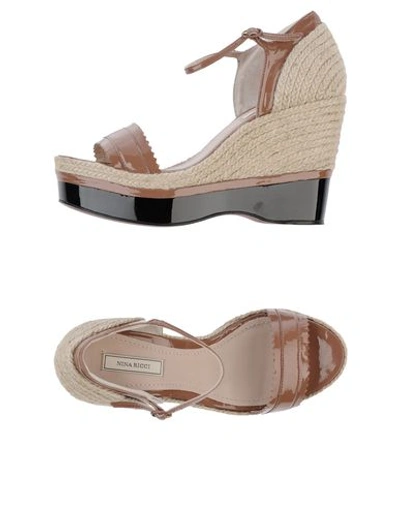 Shop Nina Ricci Espadrilles In Pastel Pink