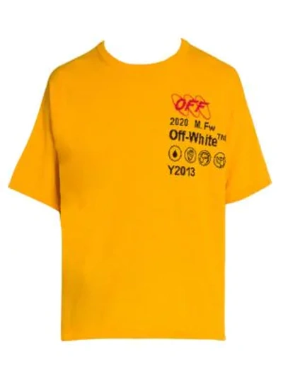 Off-white Industrial Y013 Recon Graphic T-shirt In Yellow Multi 