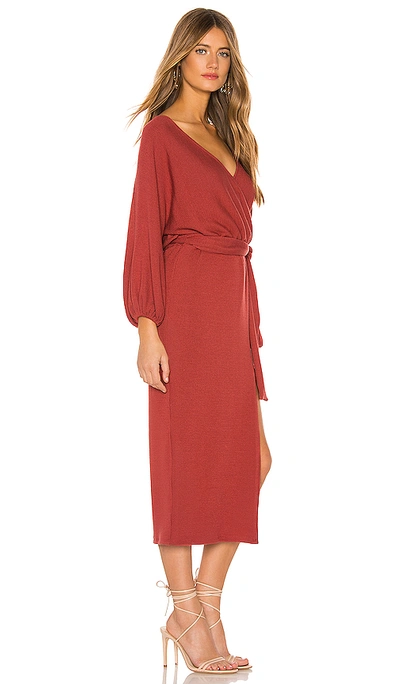 Shop Saylor Cher Dress In Red. In Vermillion