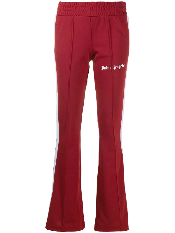 track pants with red stripe