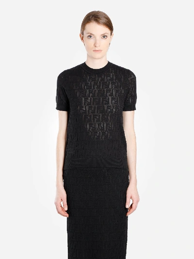 Shop Fendi Knitwear In Black