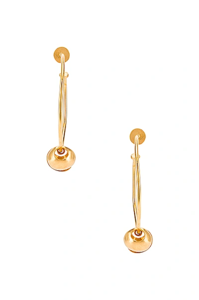 Shop Johanna Ortiz Queen Of Highland Earrings In Metallic Gold