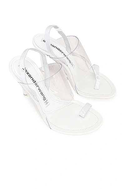 Shop Alexander Wang Kaia Pvc Heel In White