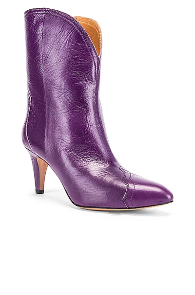 Shop Isabel Marant Dythey Boot In Purple