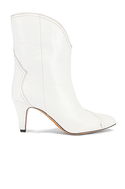 Shop Isabel Marant Dythey Boot In White