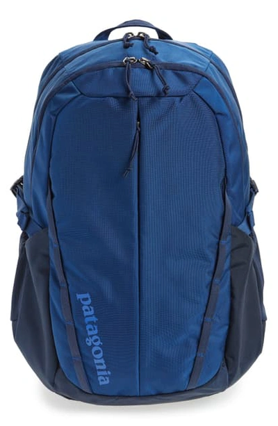Shop Patagonia 28 Liter Refugio Nylon Backpack In Navy Blue