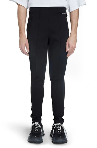 Shop Balenciaga Facelift High Waist Sweatpants In Black