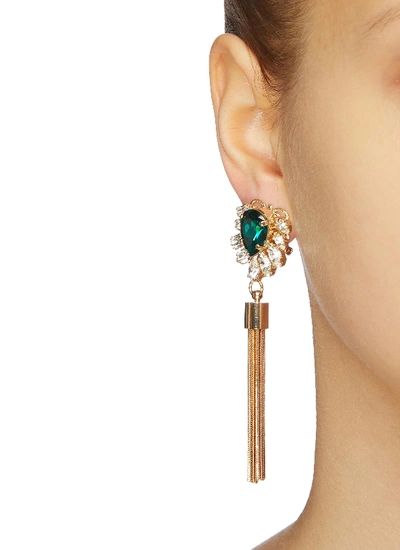 Shop Anton Heunis Swarovski Crystal Tassel Drop Earrings