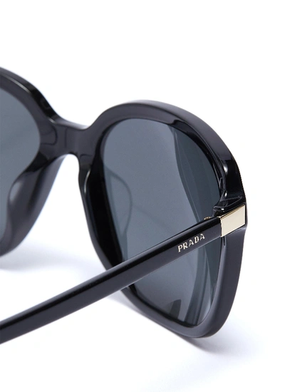 Shop Prada Acetate Oversized Square Sunglasses
