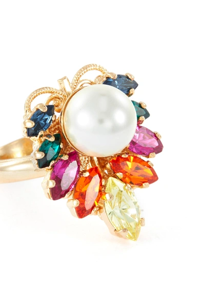 Shop Anton Heunis Clustered Swarovski Crystal Pearl Ring