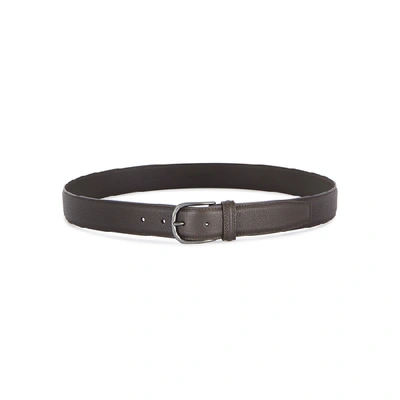 Shop Anderson's Brown Grained Leather Belt