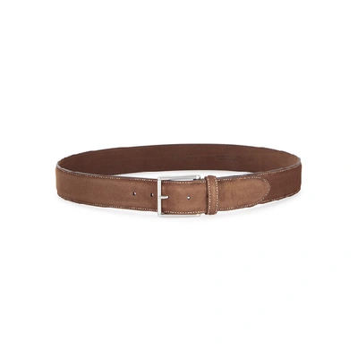 Shop Anderson's Brown Nubuck Belt