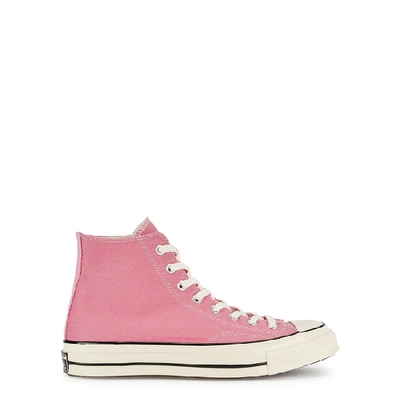 Shop Converse Chuck 70 Pink Canvas Hi-top Sneakers
